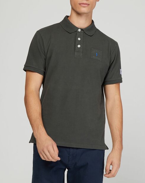 Polo patch dos kaki