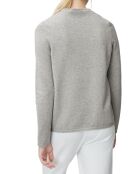 Pull col montant gris