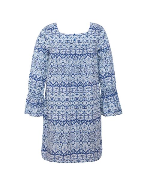 Robe imprimée Dudu bleue