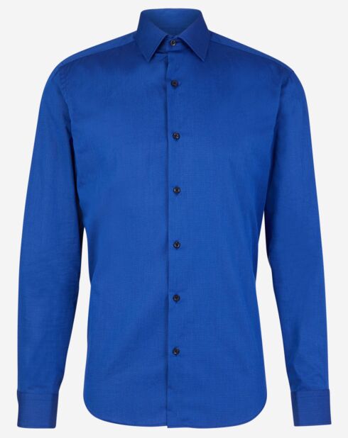 Chemise Regular Fit Fil à Fil bleue