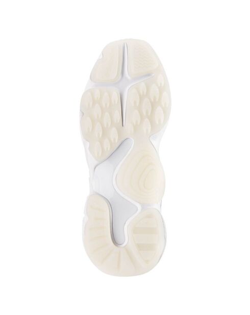 Magnur Runner witte sneakers van leer en mesh