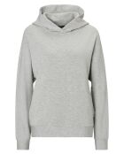 Sweat à capuche jersey gris