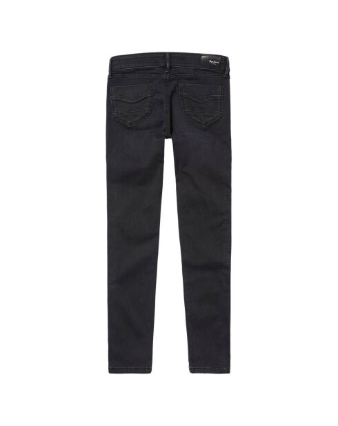 Jean skinny détail côté gris foncé