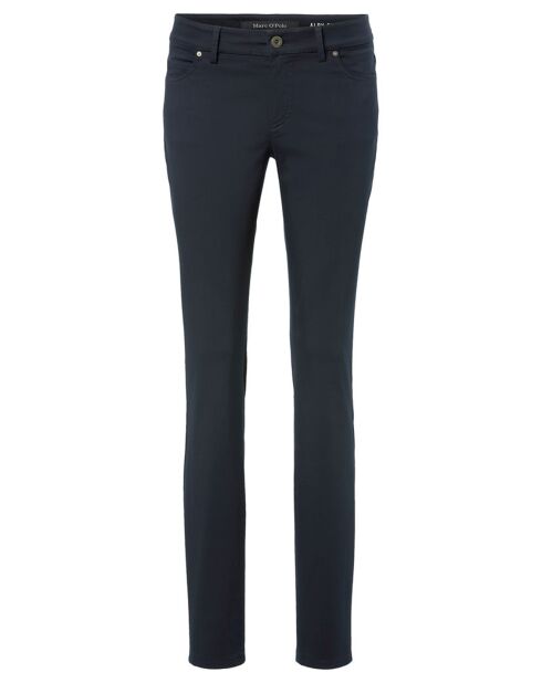 Pantalon slim stretch Alby bleu marine