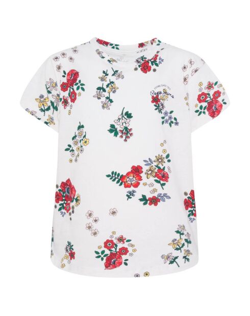 T-Shirt à fleurs multicolore