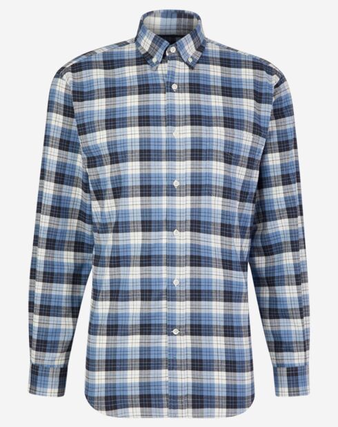 Chemise Comfort Fit Pb à carreaux Caligraphe bleu/blanc/noir
