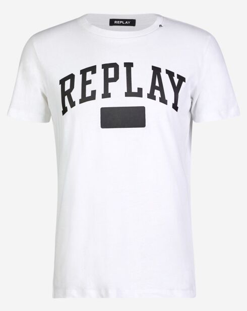 T-Shirt logo blanc