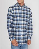 Chemise Comfort Fit Pb à carreaux Caligraphe bleu/blanc/noir