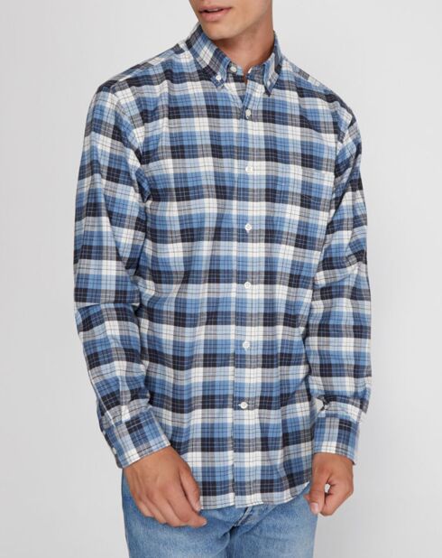 Chemise Comfort Fit Pb à carreaux Caligraphe bleu/blanc/noir