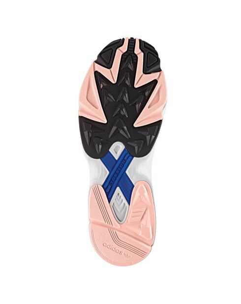 Baskets en Velours de Cuir & Mesh Yung-1 gris/bleu