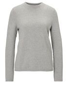 Pull col montant gris