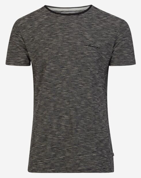 T-Shirt Ken Tin rayures noir/gris