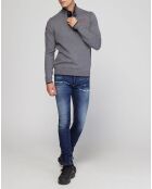 Pull jersey North Sails X Les Voiles de St Tropez gris foncé