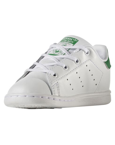Baskets en Cuir Stan Smith Td blanc/vert