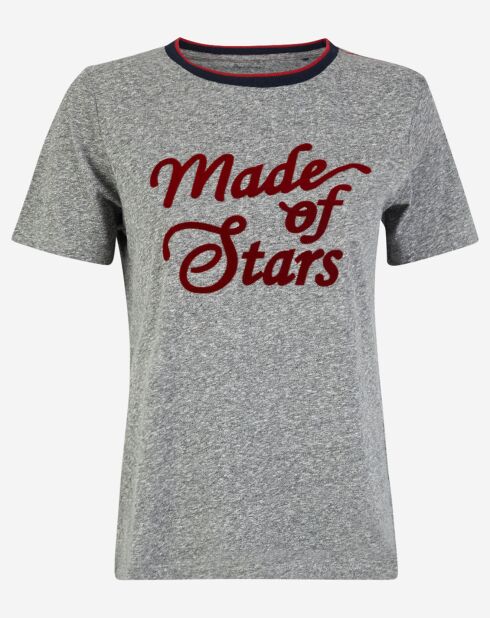 T-Shirt Message gris