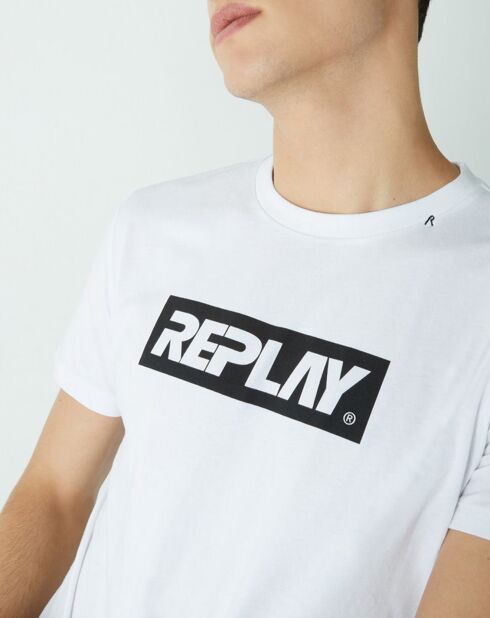 T-Shirt Logo blanc