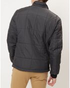 Blouson matelassé gris