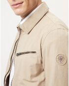 Blouson Racer beige