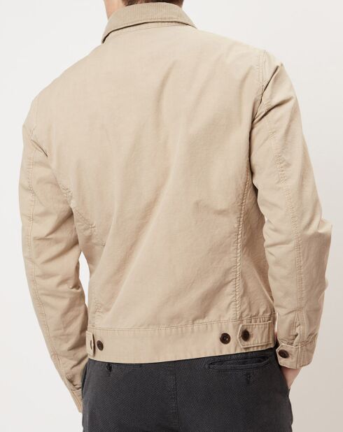 Blouson Racer beige