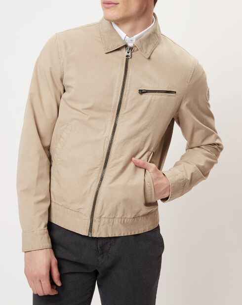 Blouson Racer beige