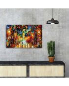 Tableau reproduction Leonid Afremov multicolore  - 45x70 cm