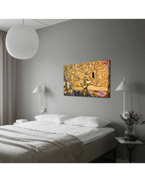 Tableau reproduction Gustav Klimt multicolore - 70x100 cm