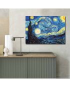 Tableau reproduction Van Gogh bleu - 70x100 cm