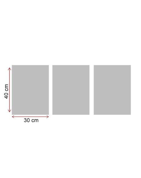 Tableau décoratif 3 pièces  Nature multicolore  - 94x40 cm