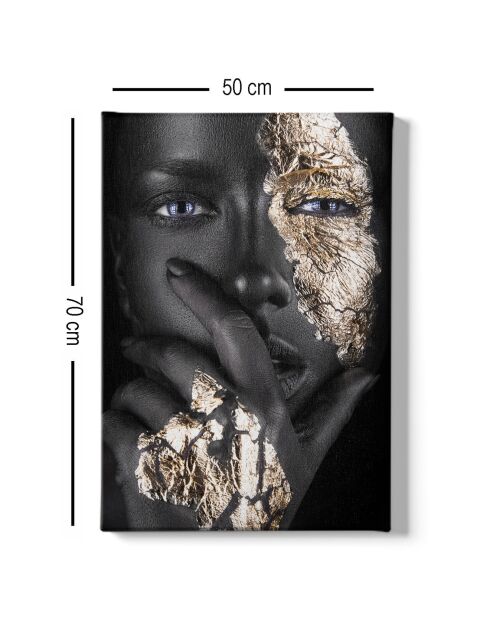 Tableau canvas décoratif multicolore - 50x70 cm