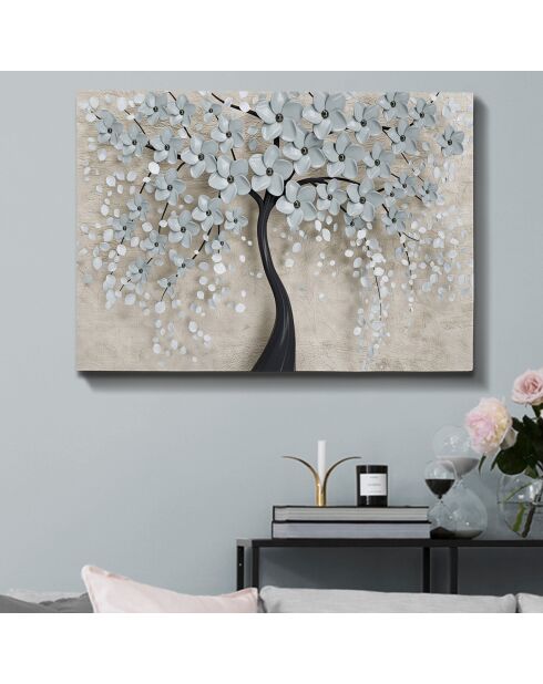 Tableau canvas décoratif  beige - 70x100 cm