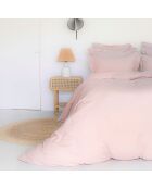 Drap housse 100% Lin Hortense vieux rose