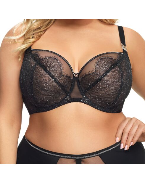 Reggiseno magnetico nero ad incastro