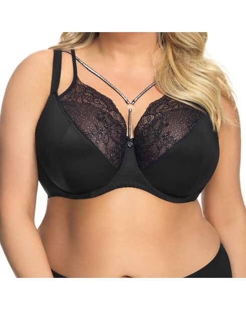 Soutien-Gorge emboîtant Glossy noir