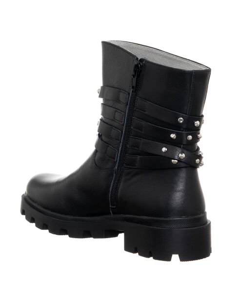 Boots en Cuir Debbie noires