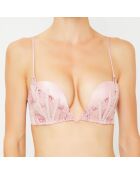 Soutien-gorge paddé Elements rose poudré/rouge