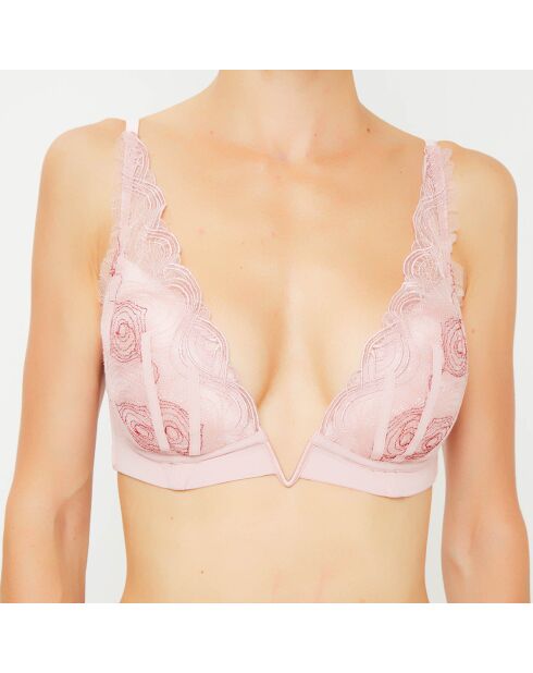 Soutien-gorge triangle Elements rose