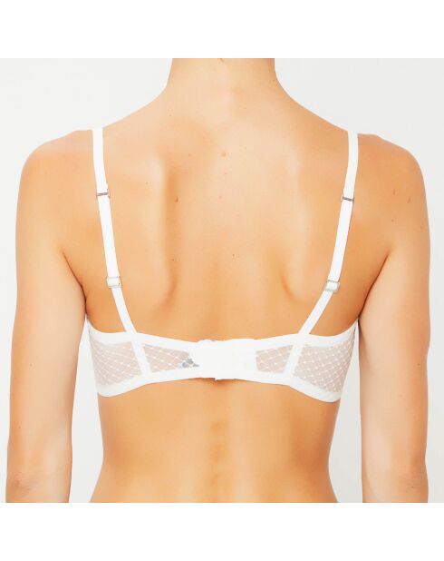 Soutien-gorge balconnet Garnet blanc