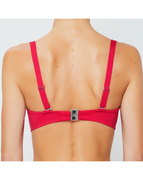 Costume da bagno rosso in coppa da D a F