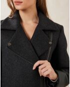 Manteau en Laine mélangée Mélanie anthracite