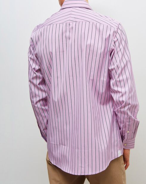 Chemise Tailored Fit Mayfair rose/blanc