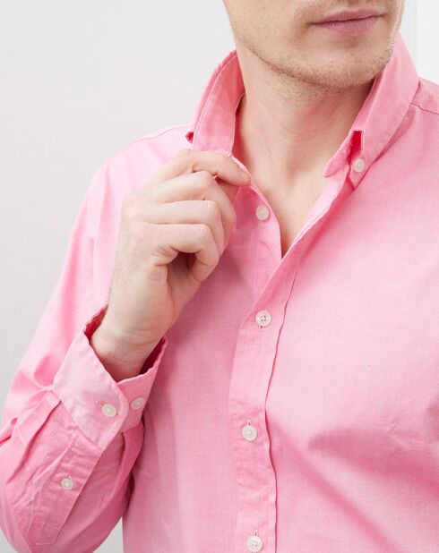 Chemise Classic Fit oxford rose