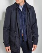 Blouson en flanelle Mayfair bleu marine