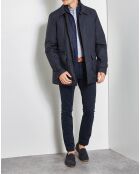 Blouson en flanelle Mayfair bleu marine