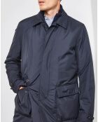 Blouson en flanelle Mayfair bleu marine