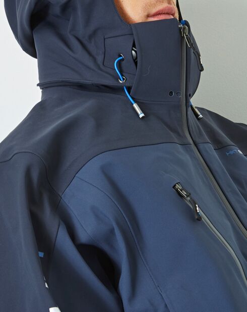 Veste Sport Rain HKT Sport Performance bleu marine
