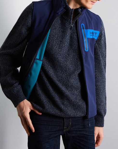Veste Soft HKT Sport Performance bleu marine
