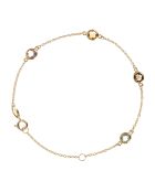 Bracelet Petites Pépites Pierres semi-précieuses 1.2 ct or jaune