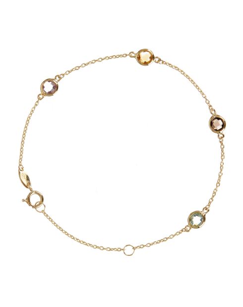 Bracelet Petites Pépites Pierres semi-précieuses 1.2 ct or jaune