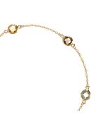 Bracelet Petites Pépites Pierres semi-précieuses 1.2 ct or jaune