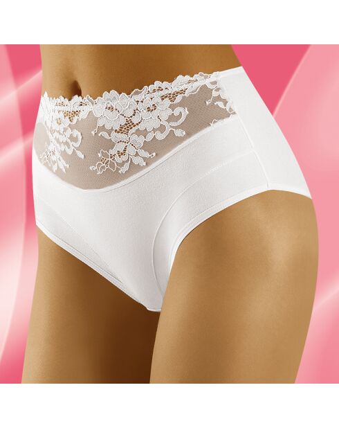Culotte taille haute Eco-Hi blanche